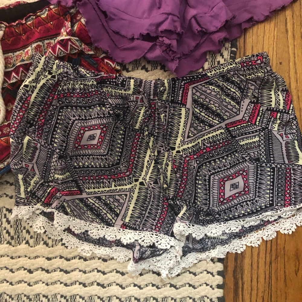 BOGO FREE Soft shorts tribal print